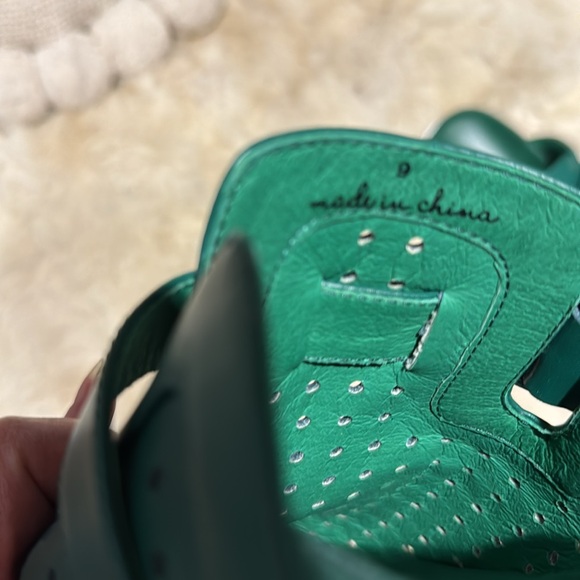 Charlotte Stone green mules 9 - Picture 5 of 6